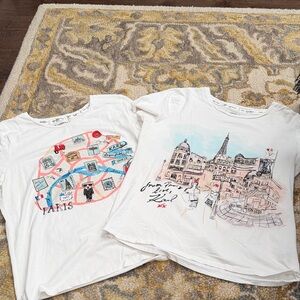 Karl Lagerfeld White Graphic T-Shirts
